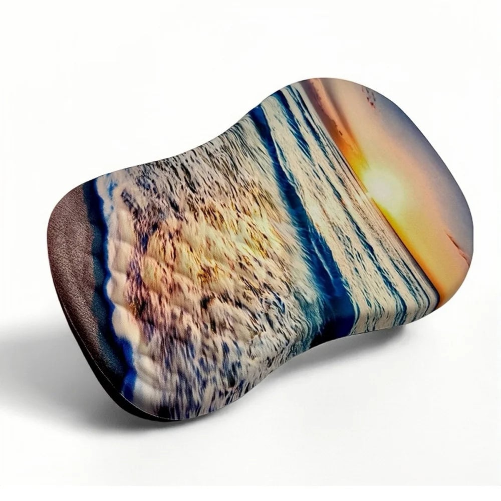 Ergonomic Memory Foam Wrist Rest Mouse Pad - Non-Slip Computer Support