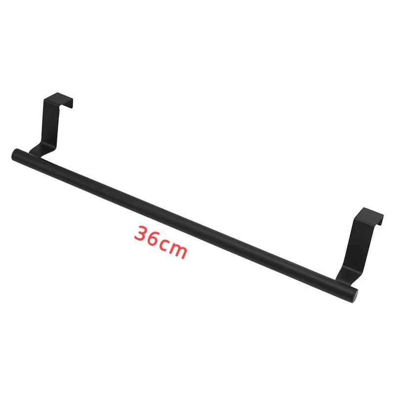 Steel Wire Over Cabinet Door Towel Rack - Punch-Free Hanging