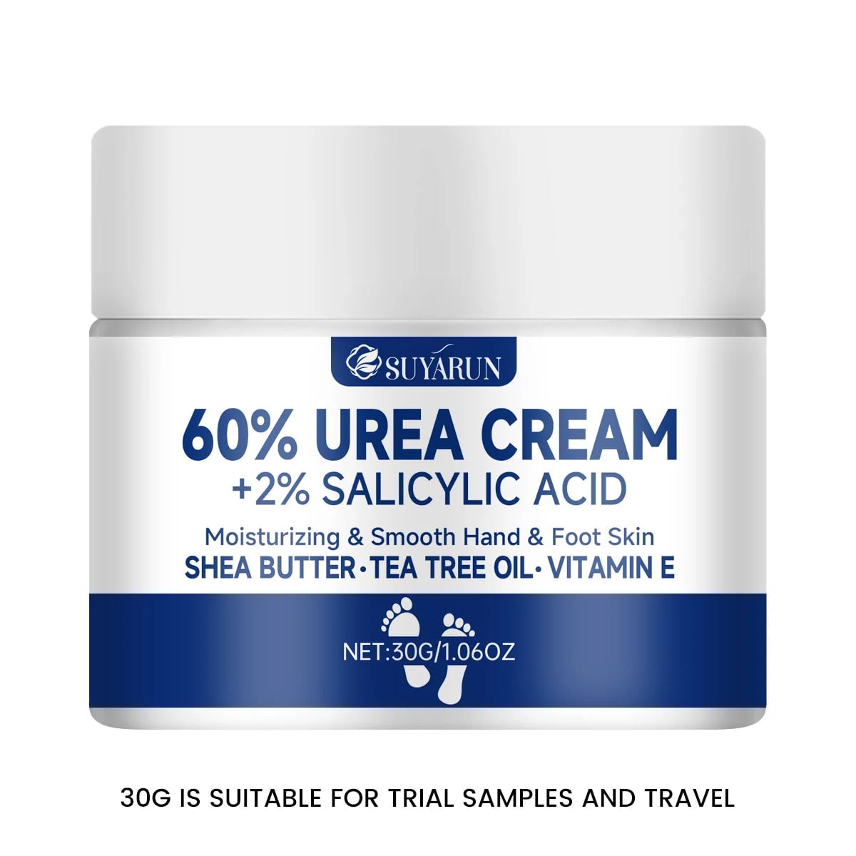 SUYARUN 60% Urea Foot Cream - Cracked Heel Repair & Callus Remover
