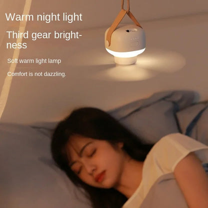 Portable Wireless Mini Ceiling Fan USB Remote Control Stand Night Light