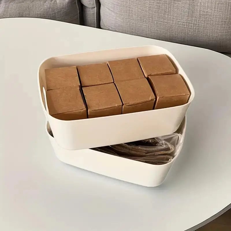 10pc Large Capacity Plastic Storage Boxes with Covers - Toy Organizer