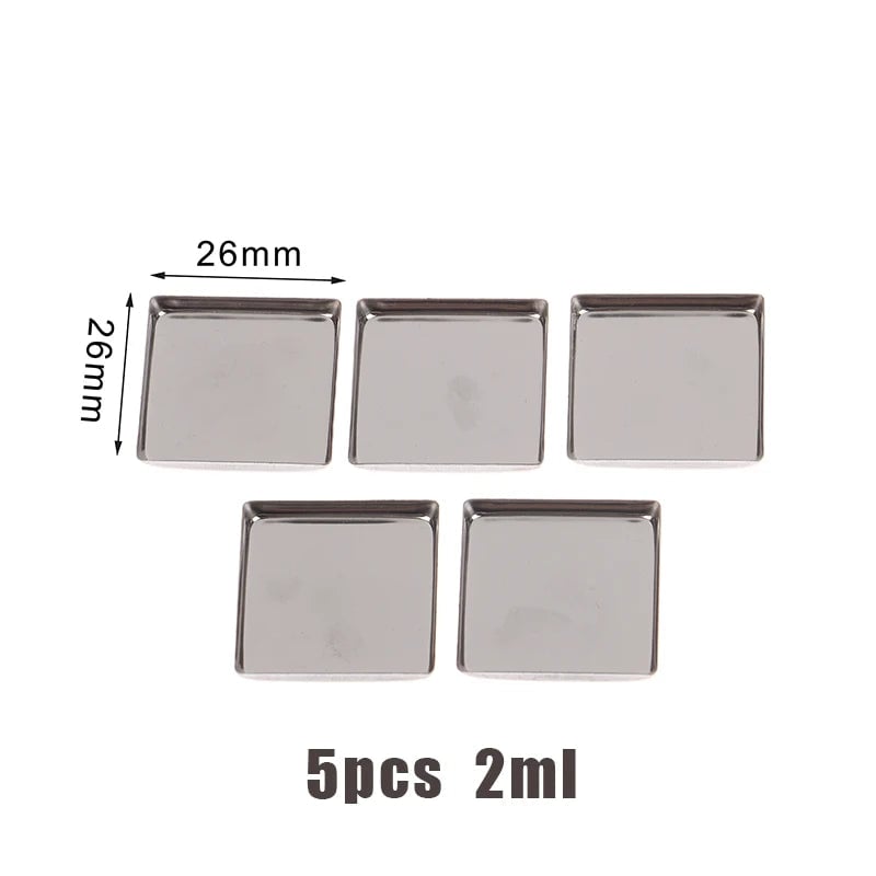 Magnetic Aluminum Watercolor Travel Palette Box with Pans - Portable