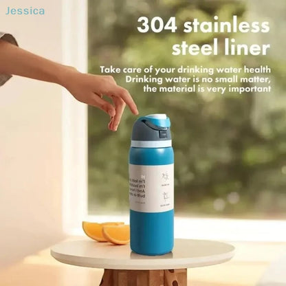 Stainless Steel Vacuum Insulated Sports Water Bottle 500ml Thermal