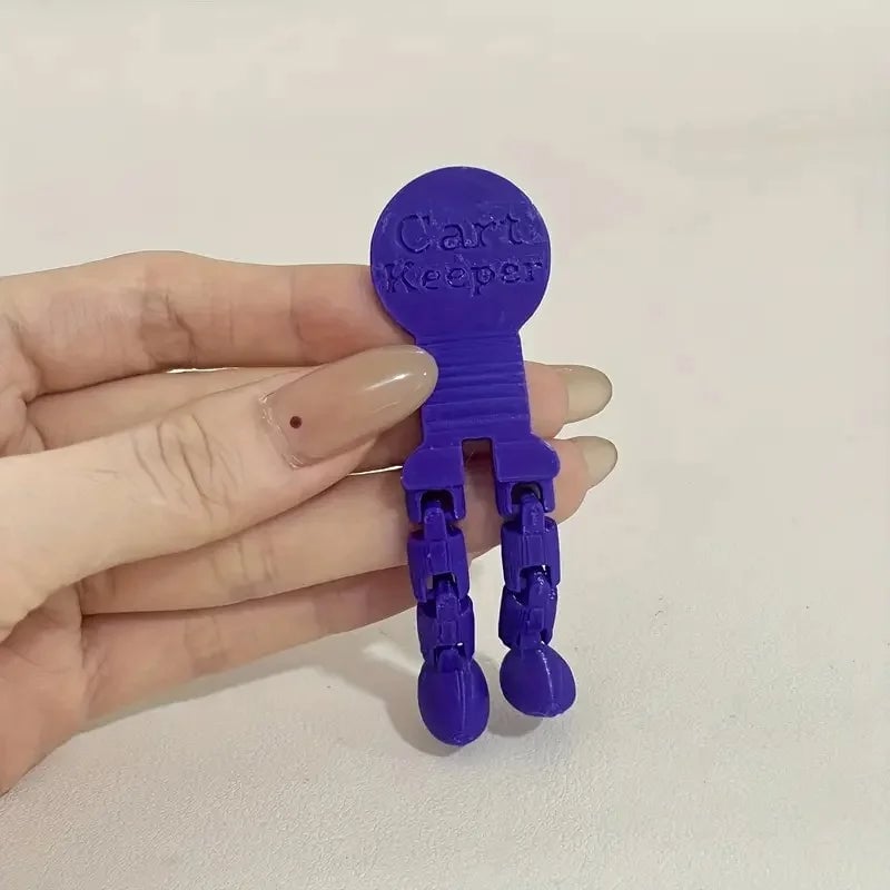 Shopping Cart Keychain Token - Durable Plastic Trolley Unlock Tool
