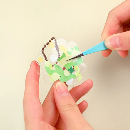 2pcs Macaroon Color Tweezers Set DIY Journal Scrapbook Sticker Tool