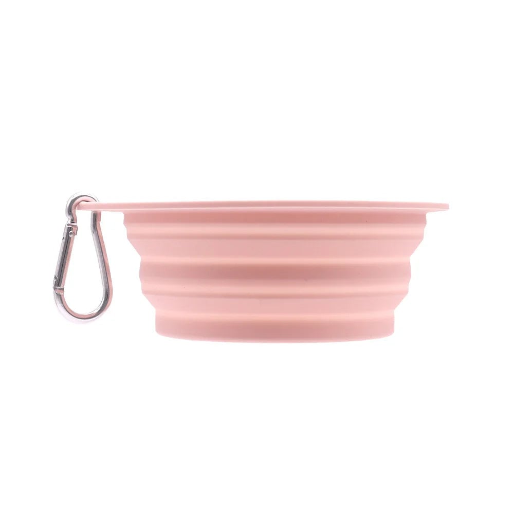 Foldable Dog Bowl Portable Collapsible Pet Travel Water Food Dish