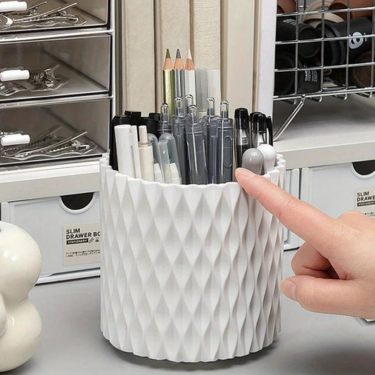 5-Compartment Desk Organizer Storage Box - Pen Pencil Holder
