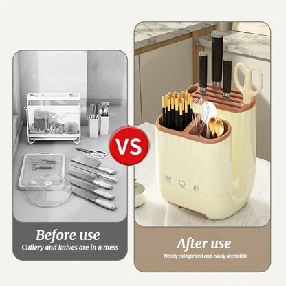 Multi-Function Kitchen Organizer - Knife Holder, Cutting Board Rack