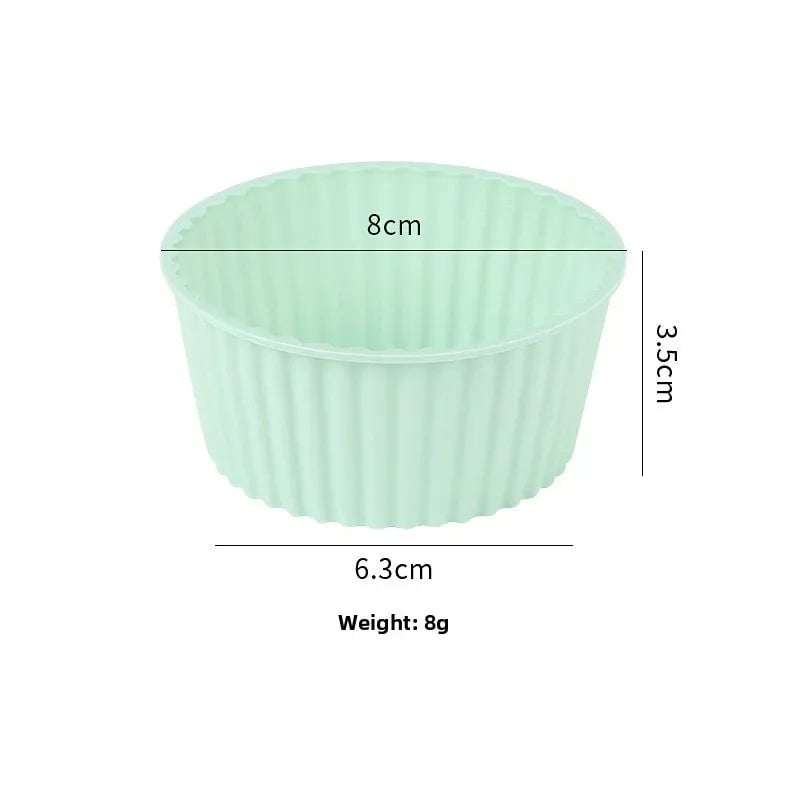 Silicone Air Fryer Cake Mold - Reusable Oven Baking Bowl Pudding