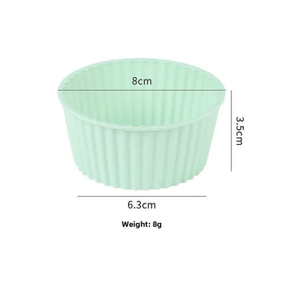Silicone Air Fryer Cake Mold - Reusable Oven Baking Bowl Pudding