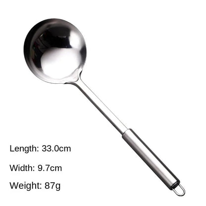 Stainless Steel Wok Spatula Set Long Handle Kitchen Utensils