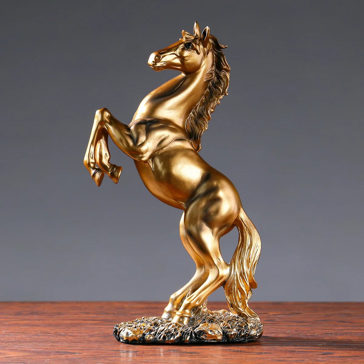 European Victory Horse Resin Statue - Decorative Figurine Office Home