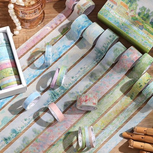 20 Rolls Vintage Garden Washi Tape Set 2M Each Scrapbook Journal