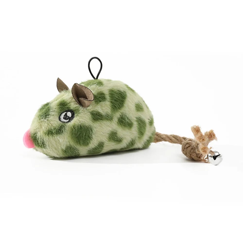 Squeaky Mouse Cat Toy Interactive Kitten Chew Toy Boredom Relief