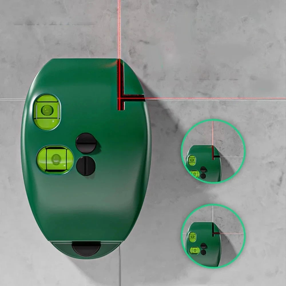 90° Electronic Infrared Laser Level - High Precision Portable Tool
