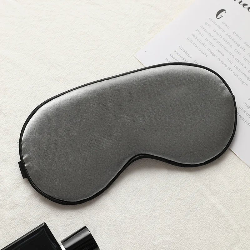Imitation Silk Sleep Eye Mask - Portable Travel Blindfold Eyepatch
