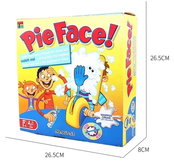 Showdown Game Double Cake Cream Pie Face Family Entertainment Set