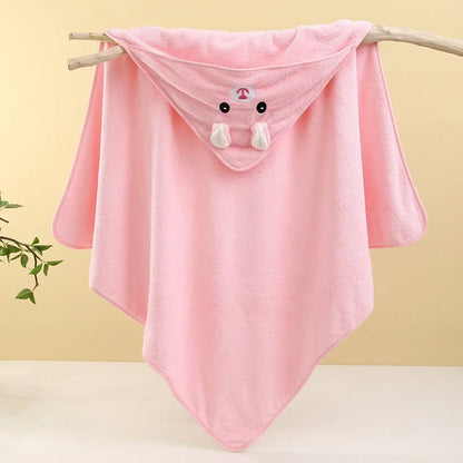 Ultra-Soft Bamboo Baby Bath Towel & Swaddle Wrap Newborn Blanket