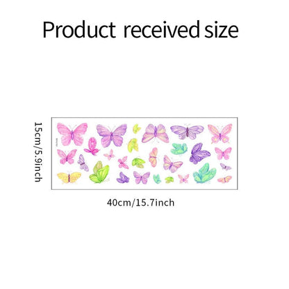 Self Adhesive Butterfly Wall Stickers - Kids Bedroom Home Decor