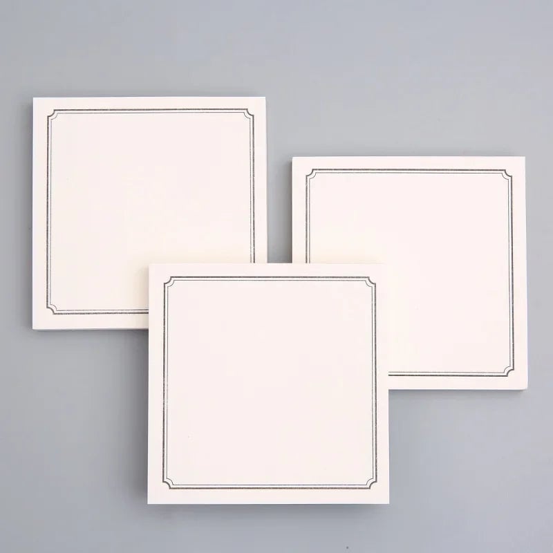 80-Sheet Sticky Notes Set - Office Bookmark Planning Stickers