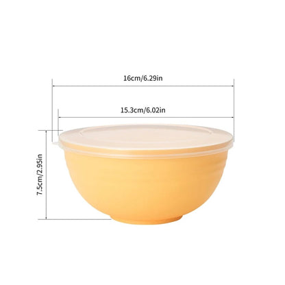 4-Piece Sealed Bowl Set with Lids - Bento Box Food Storage