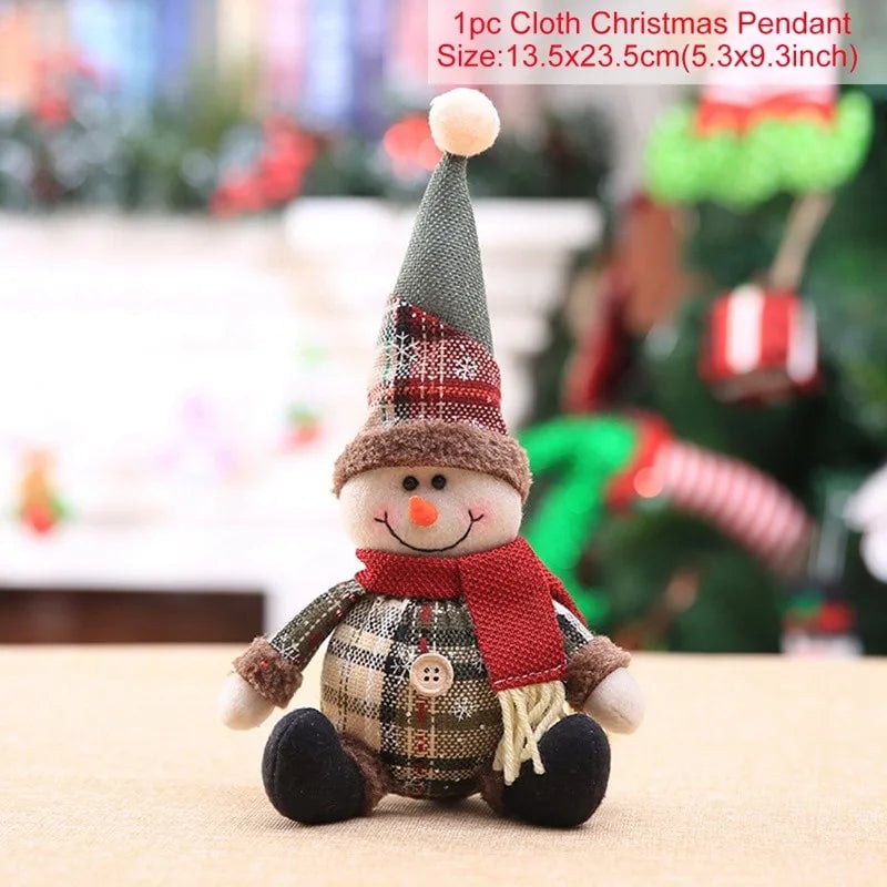 Christmas Santa Doll Table Decoration - Premium Holiday Ornament 2024