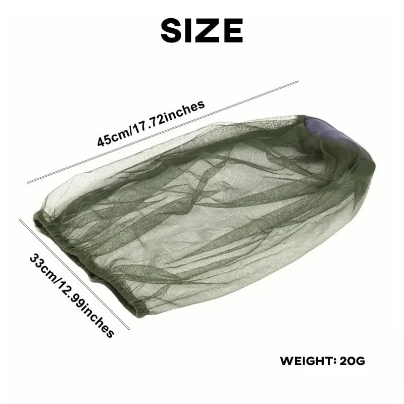 Mosquito Net Fishing Cap - Breathable Mesh Outdoor Hat Men Women