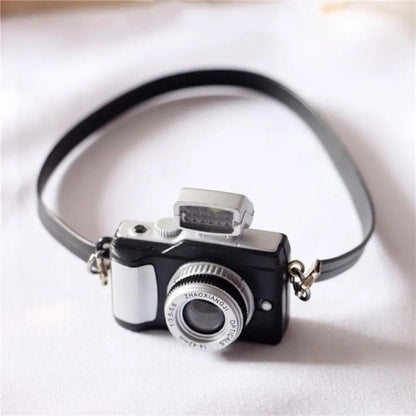 Miniature Digital SLR Camera - Realistic Dollhouse Photography Prop