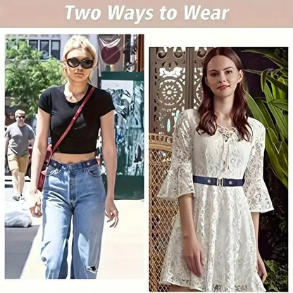 Invisible Elastic Belt - Traceless No-Buckle Design for Jeans & Pants