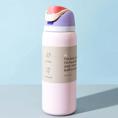 Stainless Steel Vacuum Insulated Sports Water Bottle 500ml Thermal