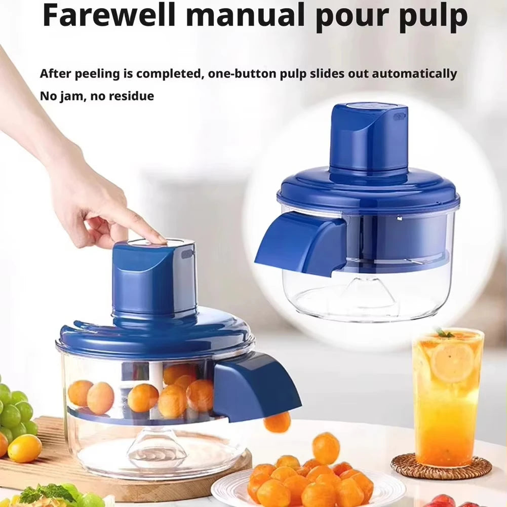 Automatic Electric Grape Peeler Machine - Hands-Free Skin Remover for Berries Fruits, Fruit Prep Tool, Effortless Peeling