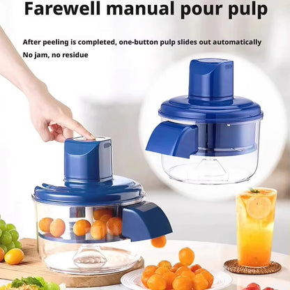 Automatic Electric Grape Peeler Machine - Hands-Free Skin Remover for Berries Fruits, Fruit Prep Tool, Effortless Peeling