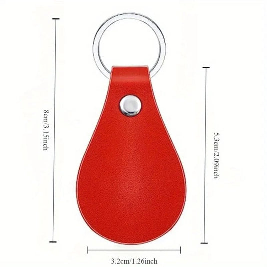 10pcs PU Leather Key Fob Blanks Kit - Laser Engraving Keychains