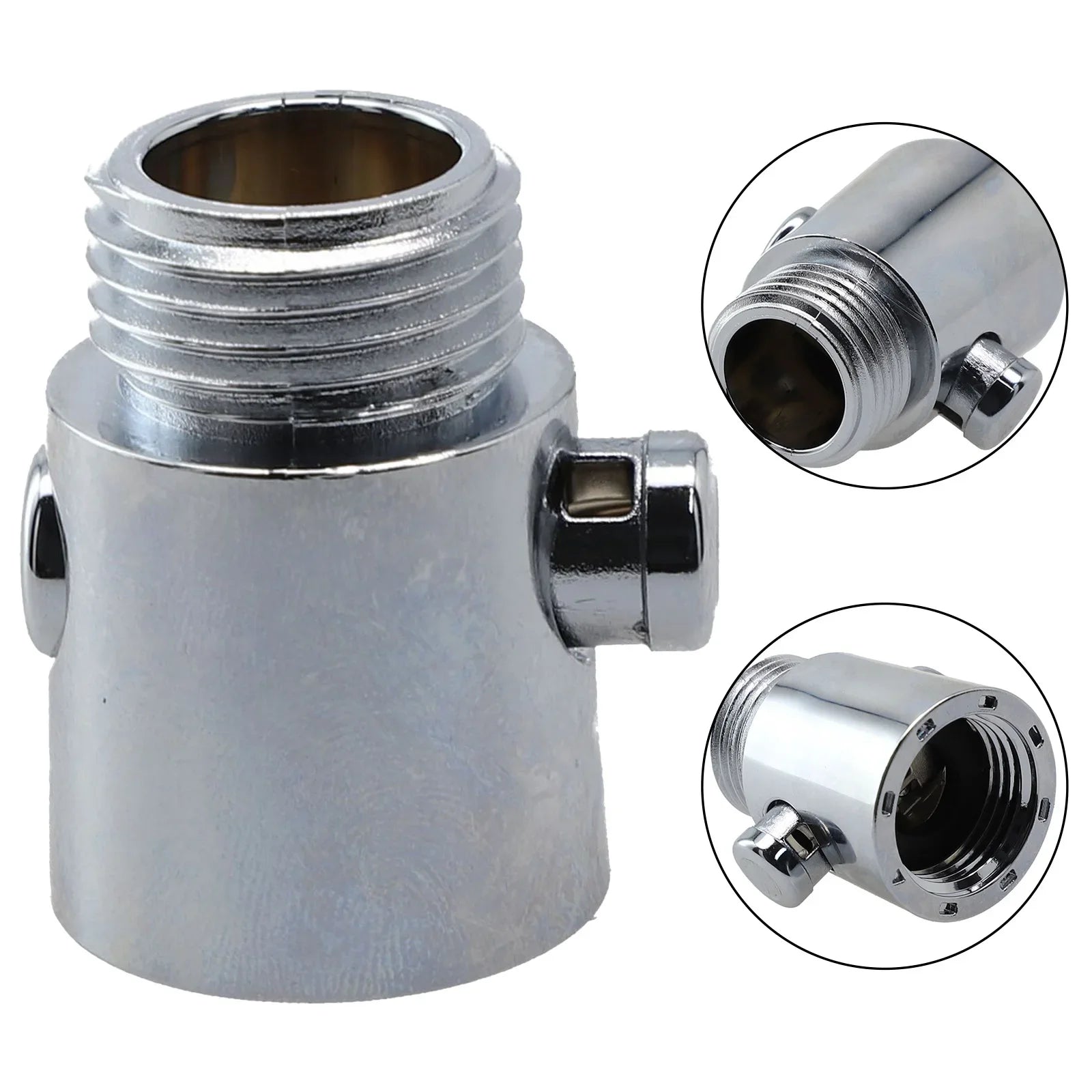 One-Button Shower Head Flow Control Valve Water Stop Switch