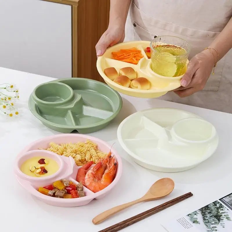 Bariatric Portion Control Plate - Divided Compartment Diet Planning