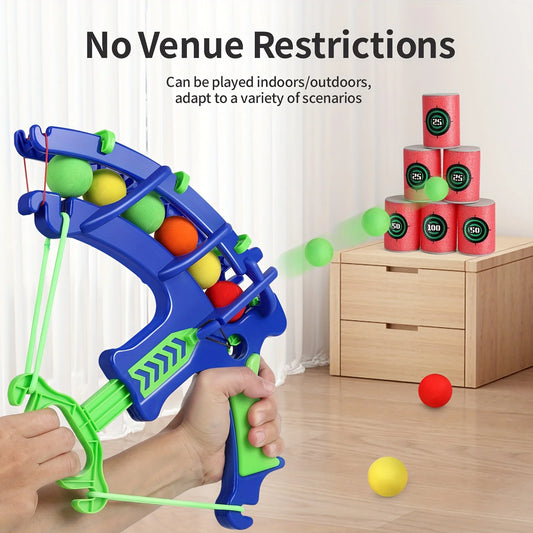 Soft Bullet Shooting Target Game Set - Educational Indoor Activity Toy