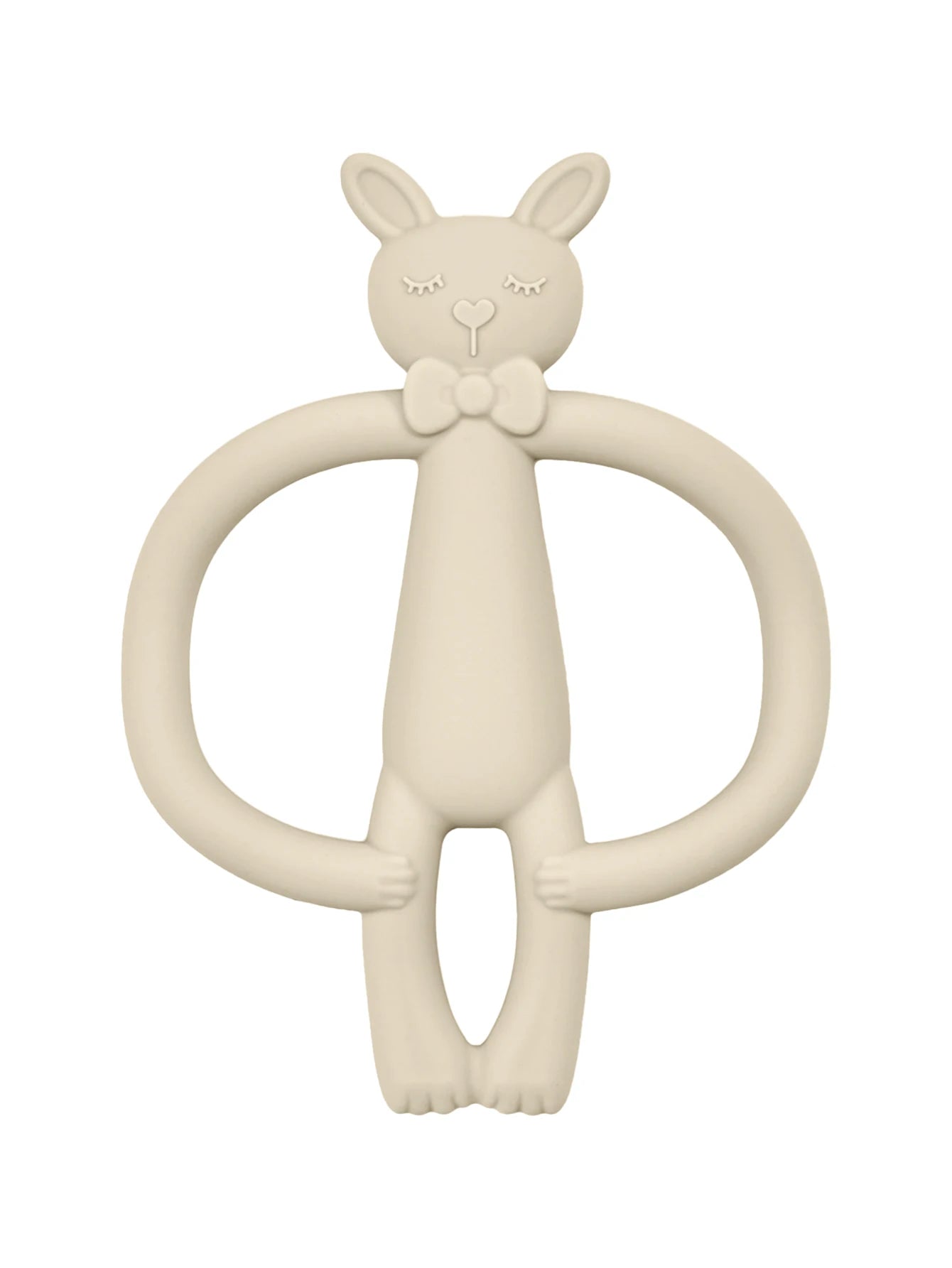 Silicone Rabbit Teething Toy - Safe Baby Teether for Sore Gums