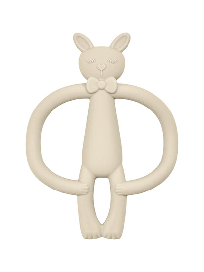 Silicone Rabbit Teething Toy - Safe Baby Teether for Sore Gums