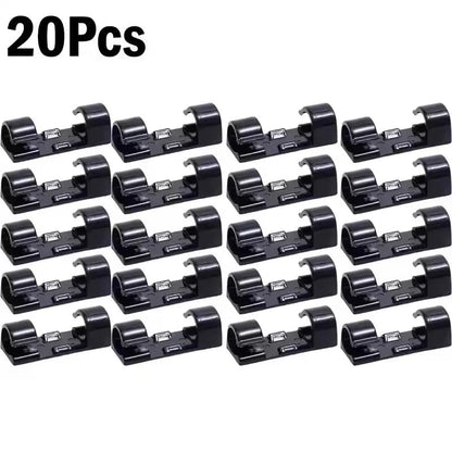 Self-Adhesive Cable Clips Organizer Wire Holder Cord Management