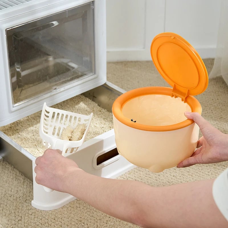 Mini Desktop Trash Bin - Portable Small Waste Can for Car & Office