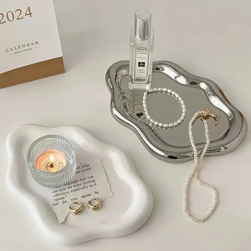 Plastic Display Tray - Photo Props Jewelry Storage Organizer Plate