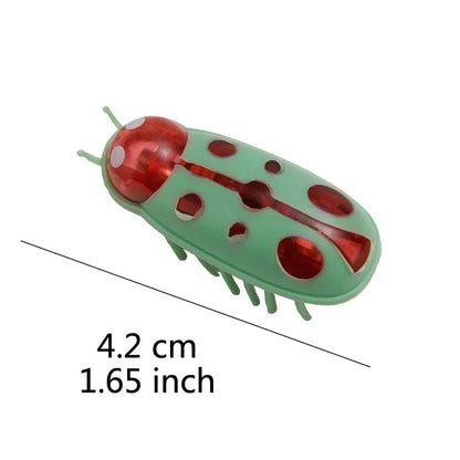 Electric Catnip Bug Toy - Battery Vibrating Robot Insect Cat Toy