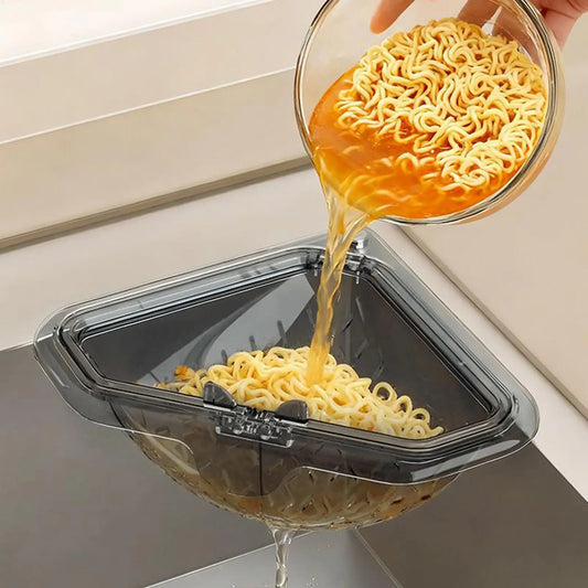 Magnetic Triangle Sink Strainer - Stainless Steel Drain Filter