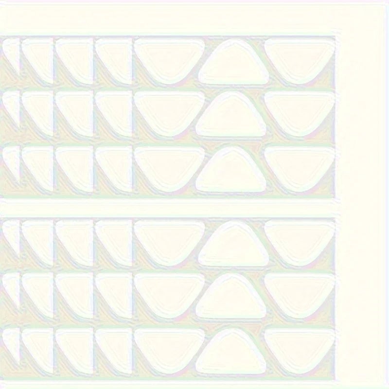 90pcs PE Forehead Nasolabial Fold Patches - Transparent Invisible