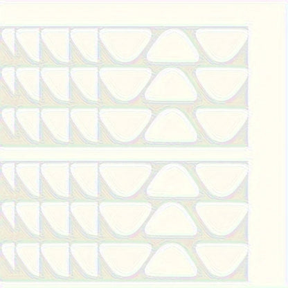 90pcs PE Forehead Nasolabial Fold Patches - Transparent Invisible