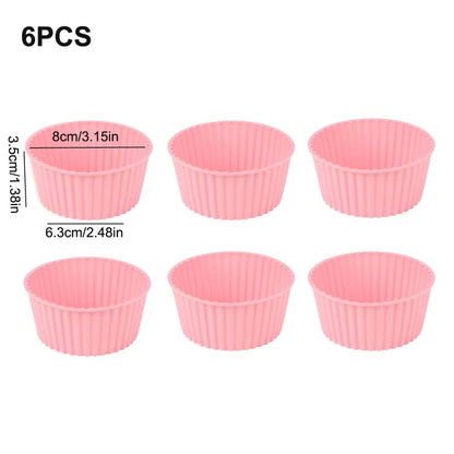 Silicone Air Fryer Cake Mold - Reusable Oven Baking Bowl Pudding