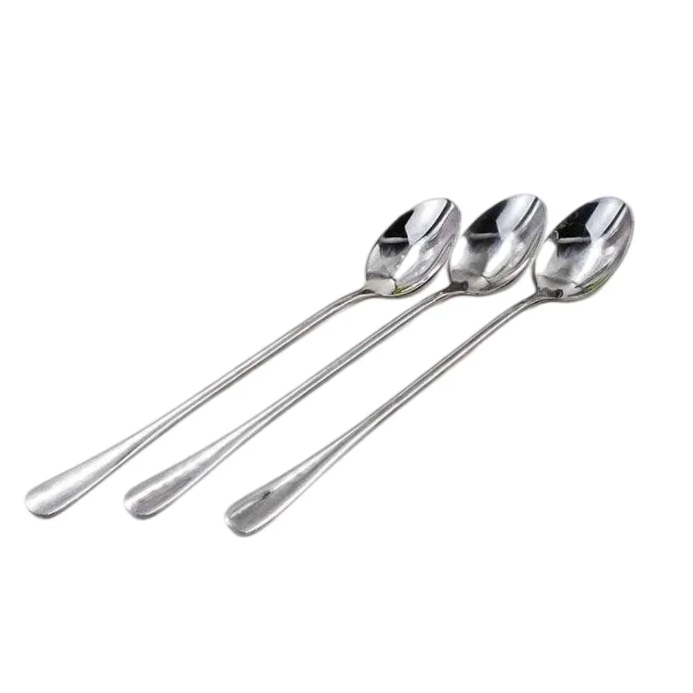 6PCS Long Handle Coffee Spoons - Ice Cream Dessert Tea Spoons Set