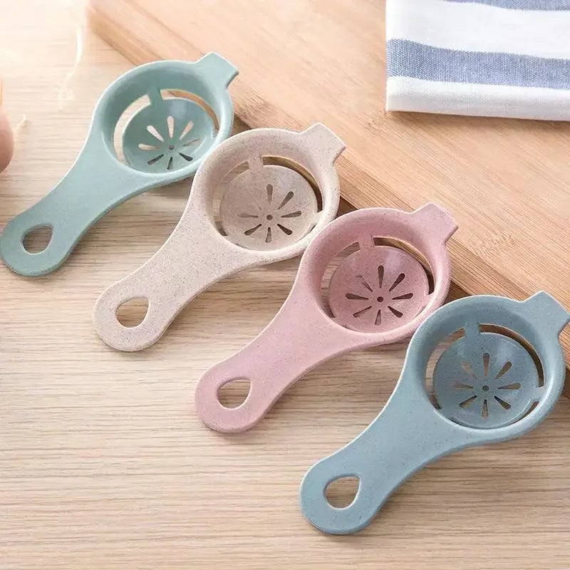 Wheat Straw Egg White Separator - Kitchen Baking Filter Tool
