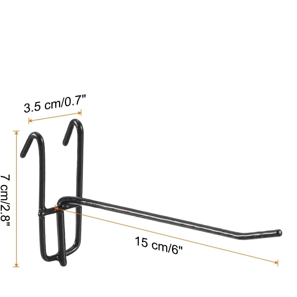 Heavy Duty Mesh Grid Display Hooks 5-50pcs Wall Mount Rack Set