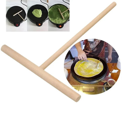 Crepe Pancake Batter Spreader - Round Kitchen Tool for Flat Breads